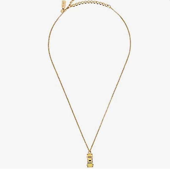 $59 Kate Spade ma chérie taxi ! Pendant Necklace in yellow / black - Picture 11 of 12